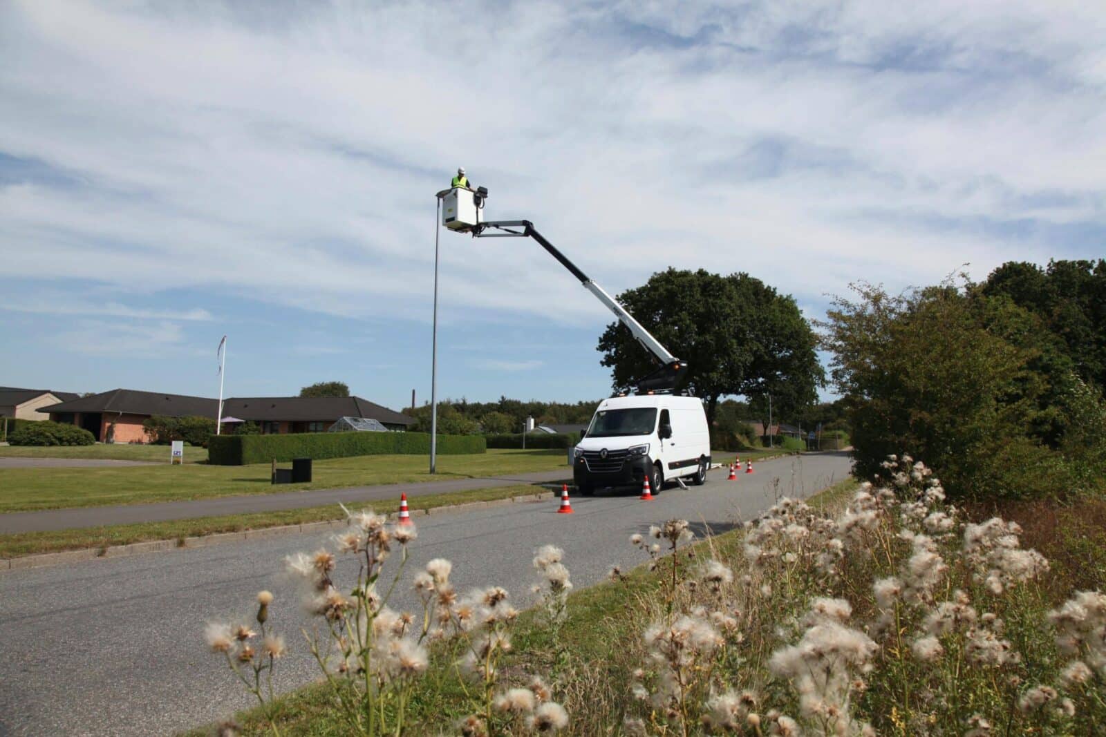 Hoogwerker op bestelwagen